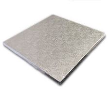 Picture of SQUARE BOARD CAKE DRUM SILVER 30 CM X 1.2CM OR 12 INCH